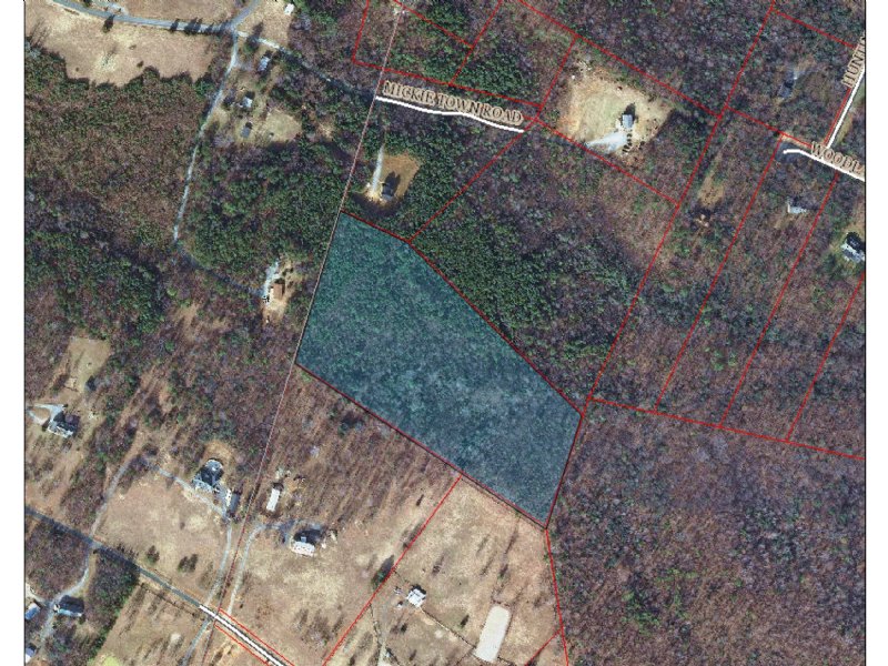 10.7 Acre Wooded Lot : Maidens : Hanover County : Virginia