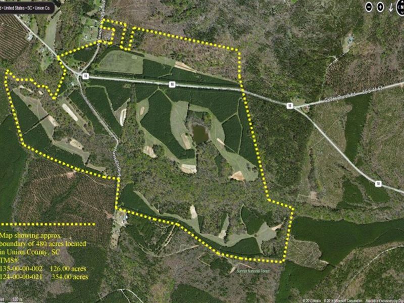 480 Acre, Padgett Creek Reserve : Union : Union County : South Carolina