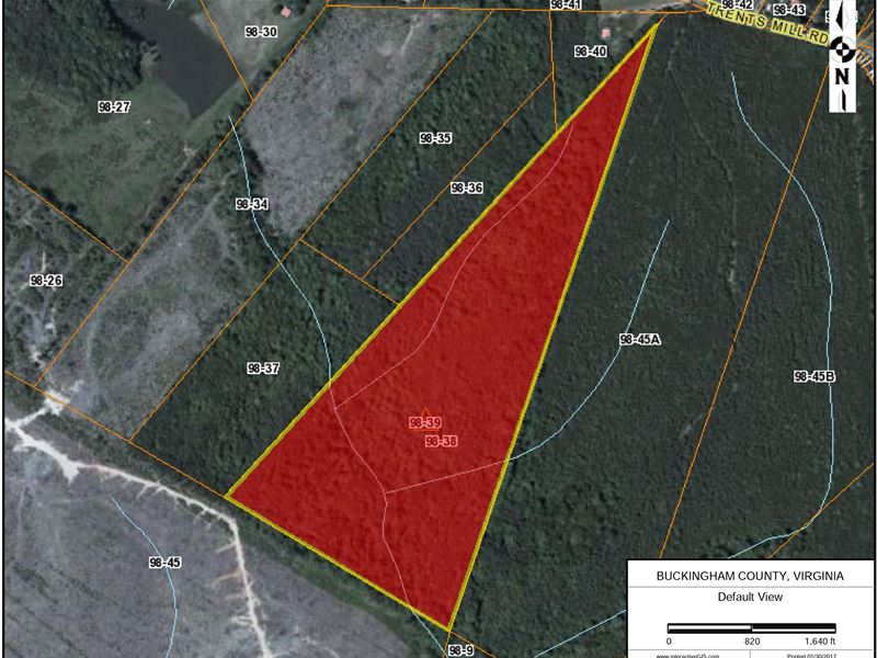 39 Acre Hunting/Timber Property : Dillwyn : Buckingham County : Virginia