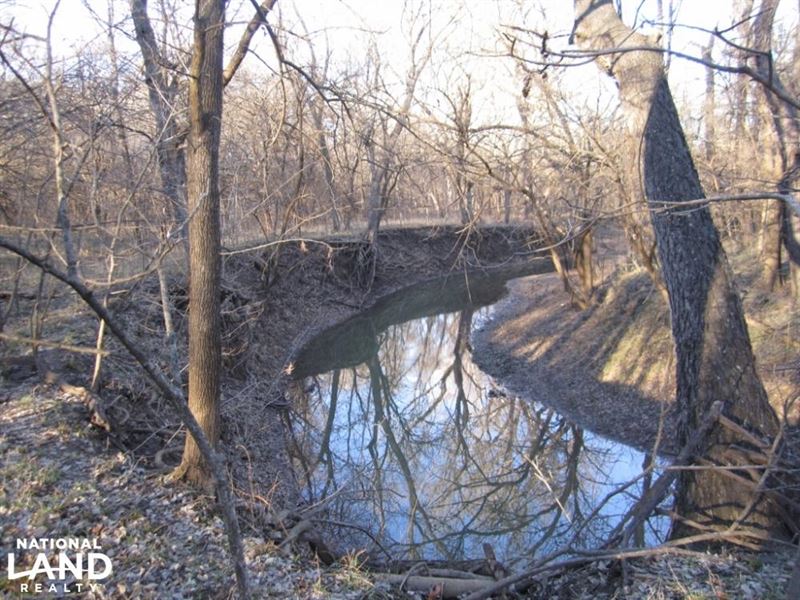 Dry Wood Creek Hunting Property : Garland : Bourbon County : Kansas