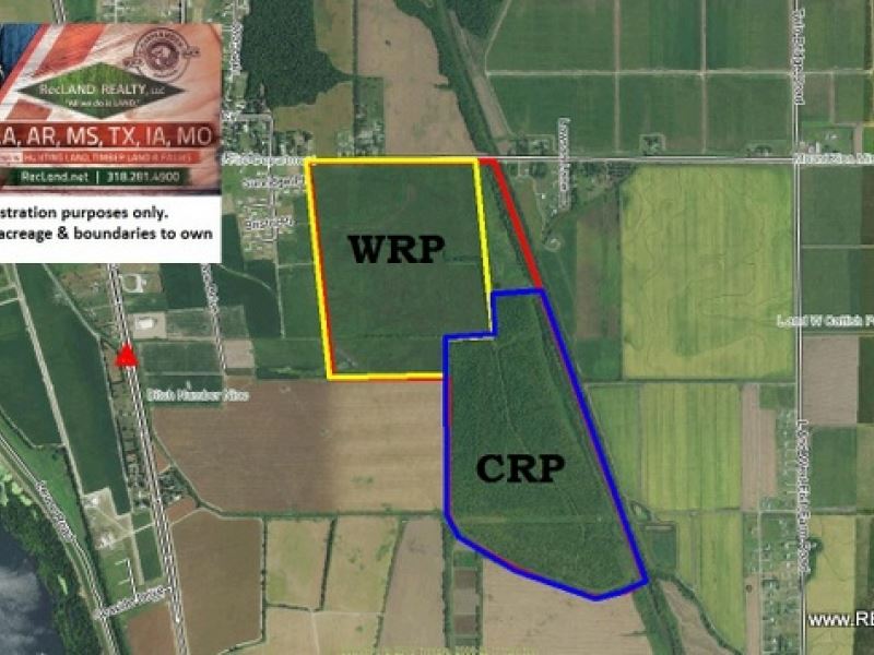 412 Ac - Crp & Wrp Deer & D : Greenville : Washington County : Mississippi