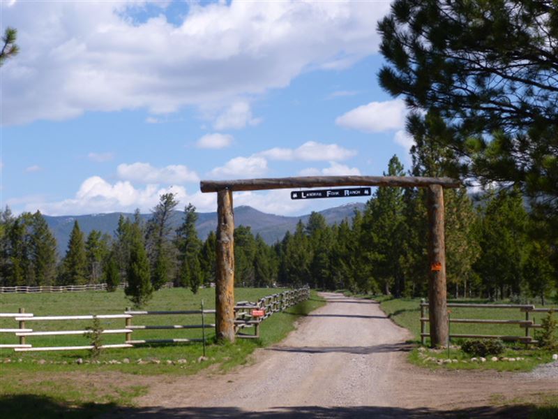 Landers Fork Ranch : Lincoln : Lewis And Clark County : Montana