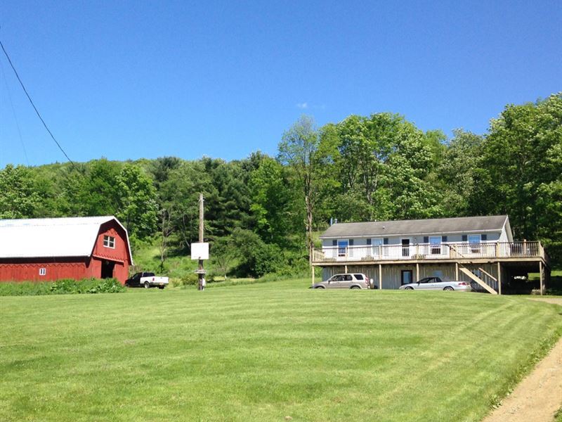 20 Acres House Barn Cortland Ny Ranch for Sale in Willet, Cortland