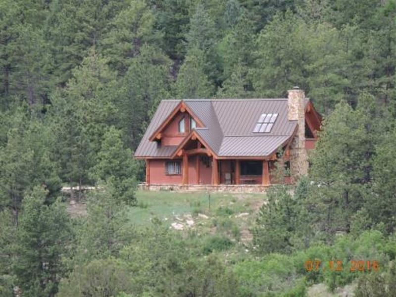Luxury Colorado Mountain Log Home : Canon City : Fremont County : Colorado