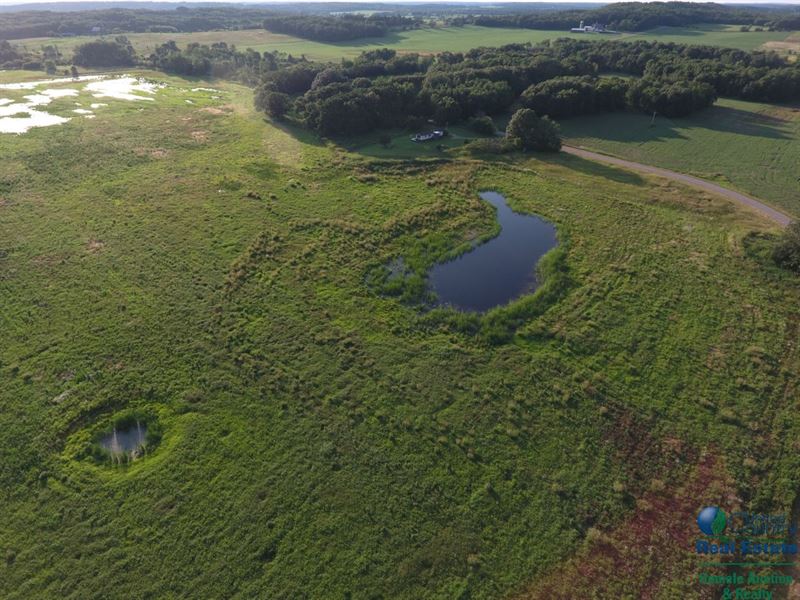 25+/- Acres Buildsite and Waterfowl : Endeavor : Marquette County : Wisconsin