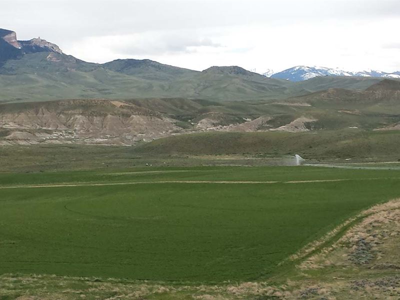 Heart Mountain Pivot Farm : Ralston : Park County : Wyoming