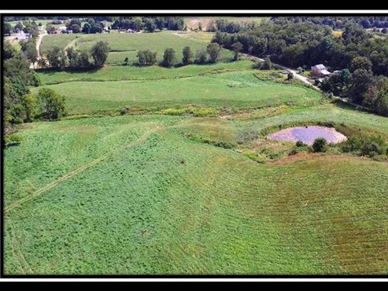 16 Acres with Nice Small Pond : Kimbolton : Guernsey County : Ohio