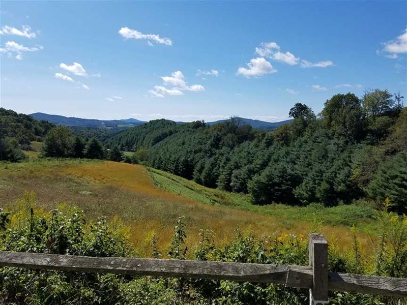 10+ Acre Estate Lot with Long Rang : Grassy Creek : Ashe County : North Carolina