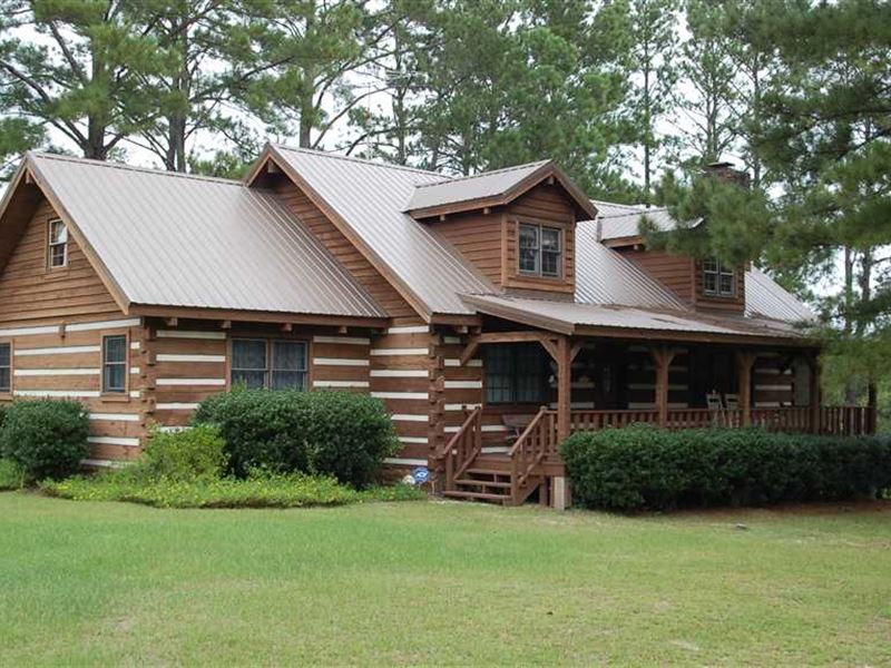 Beautiful Home with 45 Acres : Banks : Pike County : Alabama