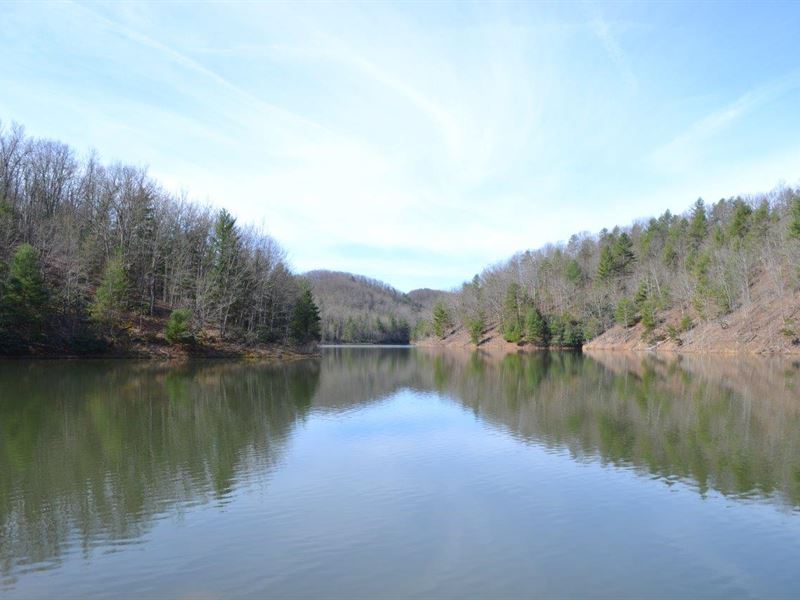 1733 Acres with 40 Acre Lake : Pulaski : Pulaski County : Virginia