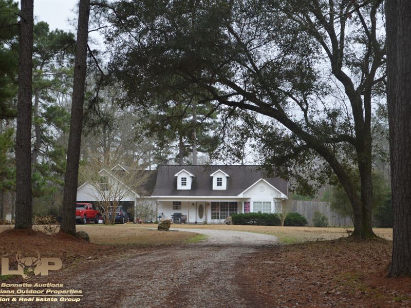 Home & Acreage for Sale, Ranch for Sale in Louisiana, 142901 RANCHFLIP