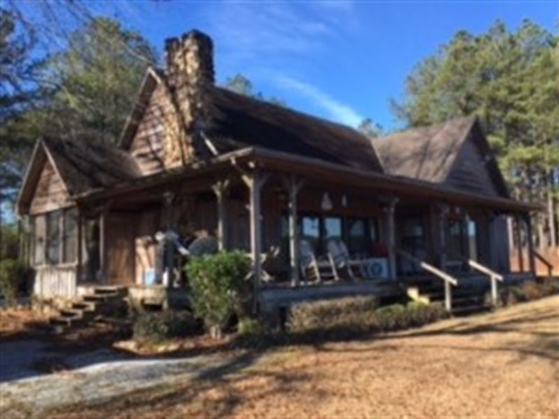 Beautiful Cabin With 190 Acres Ranch for Sale in Troy, Pike County