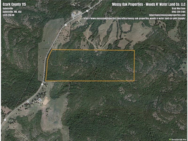 Hwy 5 South Frontage Hunting/Buildi : Gainesville : Ozark County : Missouri