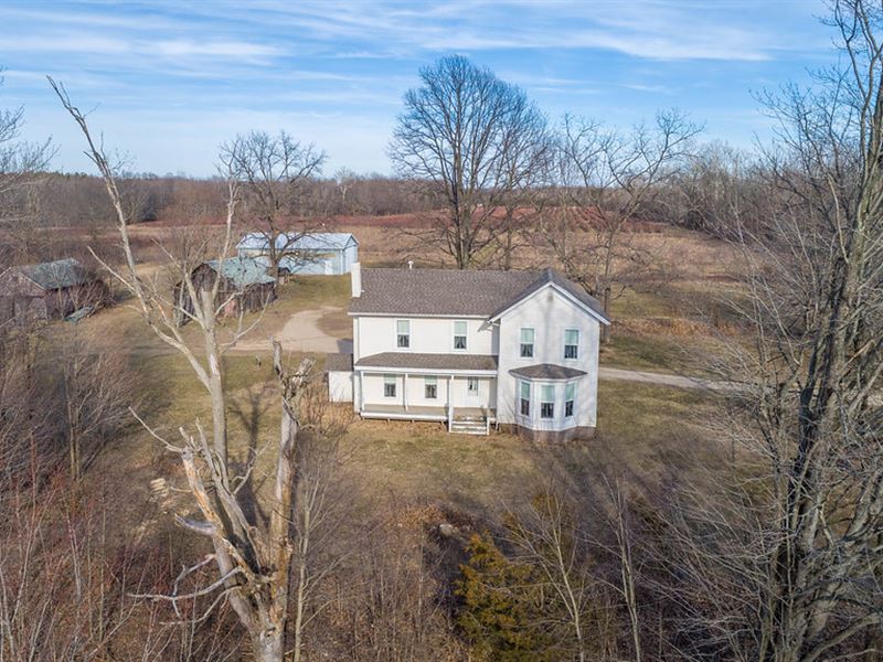 Blueberry Farm & Farm House : Geneva : Allegan County : Michigan