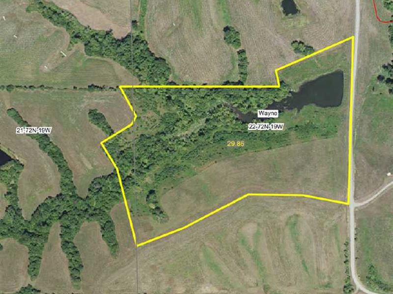 30 Acres in Melrose, IA, Ranch for Sale in Iowa, 147622 RANCHFLIP