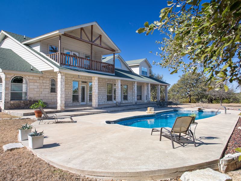 25 Ac Home, Pool in Salado, Tx, Ranch for Sale in Texas, 147642