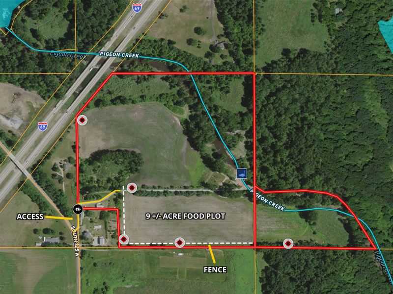 47 Acres / Steuben County / Hun : Pleasant Lake : Steuben County : Indiana