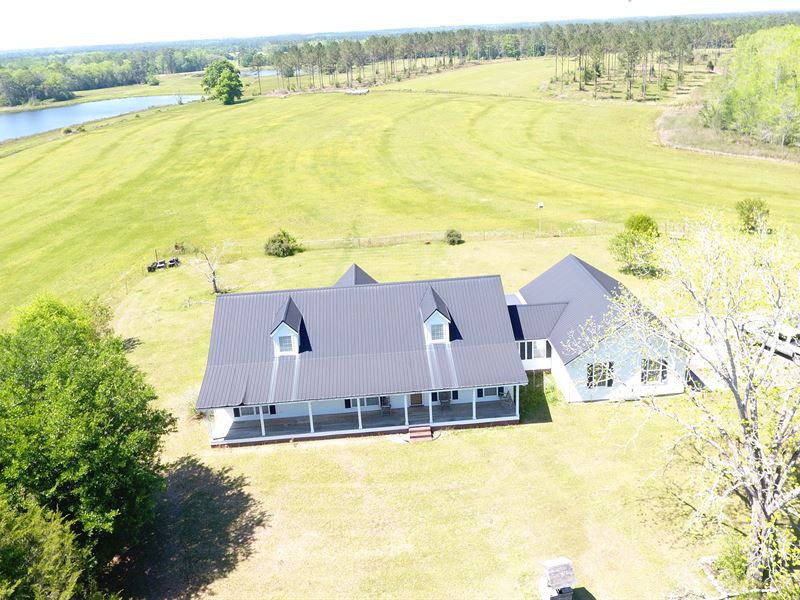 63 +/- Acres, Home North Creek Rd : Florala : Covington County : Alabama