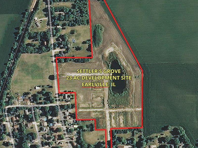 23 Acres Earlville Settler's Grove : Earlville : LaSalle County : Illinois