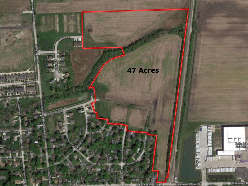 Deer Creek Estates Development Site : Wilmington : Will County : Illinois