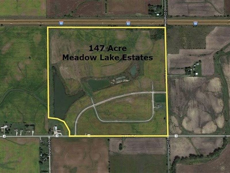 147 Acres Meadow Lake Estates : Ottawa : LaSalle County : Illinois