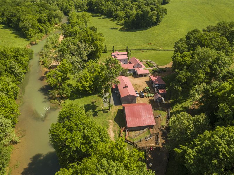 Luxury Retreat On Yellow Creek : Vanleer : Houston County : Tennessee