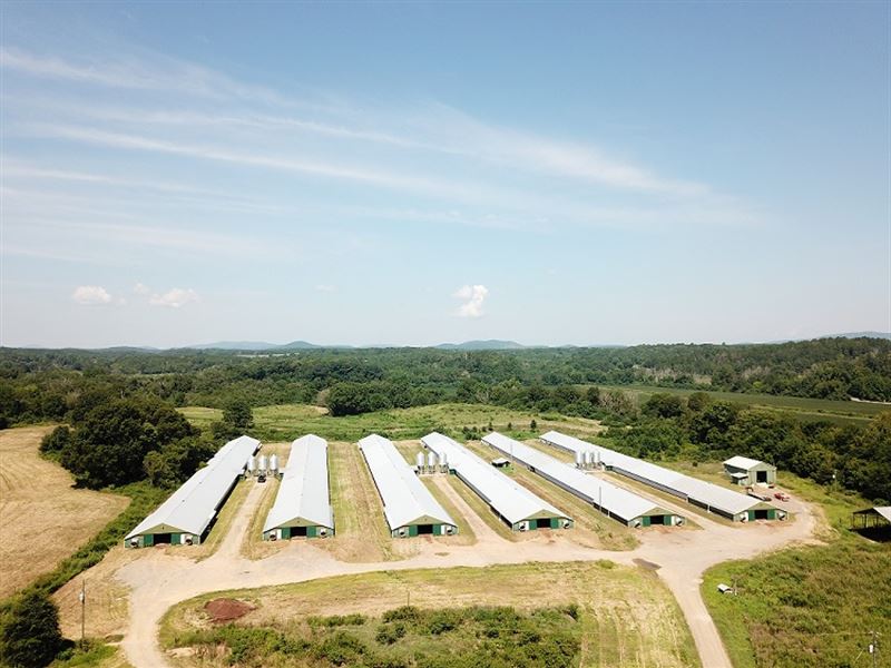 Shiloh Farm, Six Broiler House Farm : Cedartown : Polk County : Georgia
