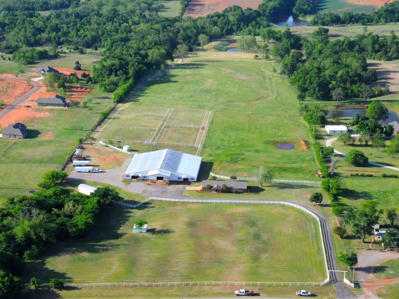 Horse Farm Near Oklahoma City, Okla Ranch for Sale in Purcell