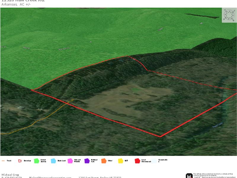 Blackfork Mountain Bigfoot 40 : Mena : Scott County : Arkansas
