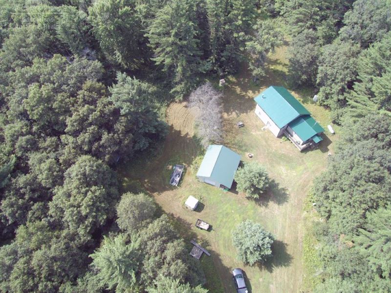 Private Estate On 80 Acres : Neillsville : Clark County : Wisconsin