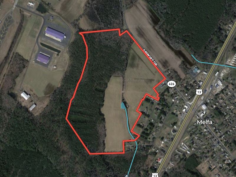 88.17 Acres Of Residential, Recreat : Melfa : Accomack County : Virginia