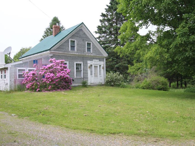 Maine Country Farmhouse Robbinston, Ranch for Sale in Maine, 158354