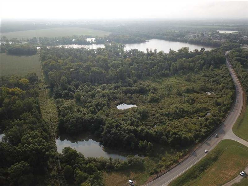 US 150 Wetlands : West Terre Haute : Vigo County : Indiana