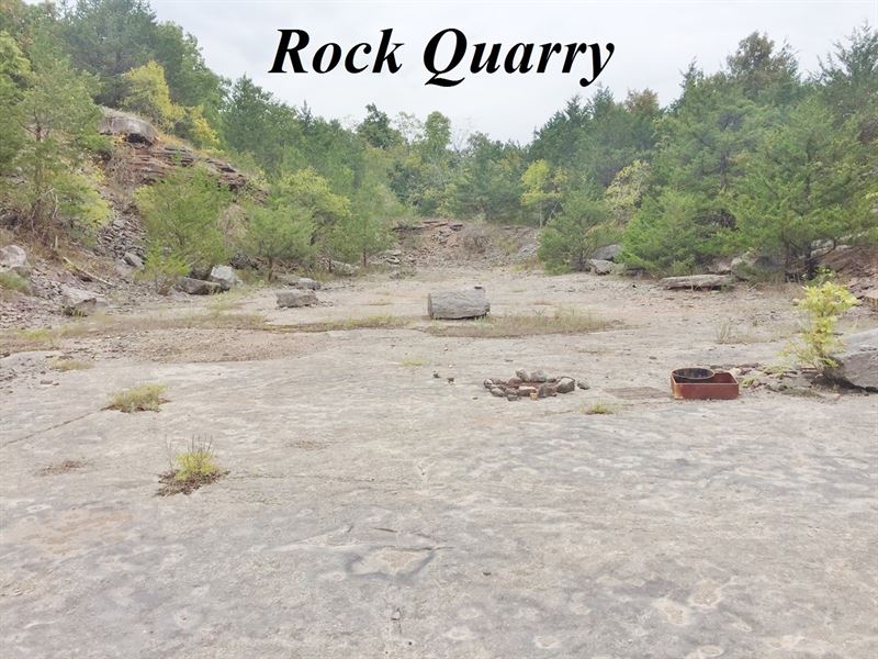 Land for Sale with Rock Quarry : Yellville : Marion County : Arkansas