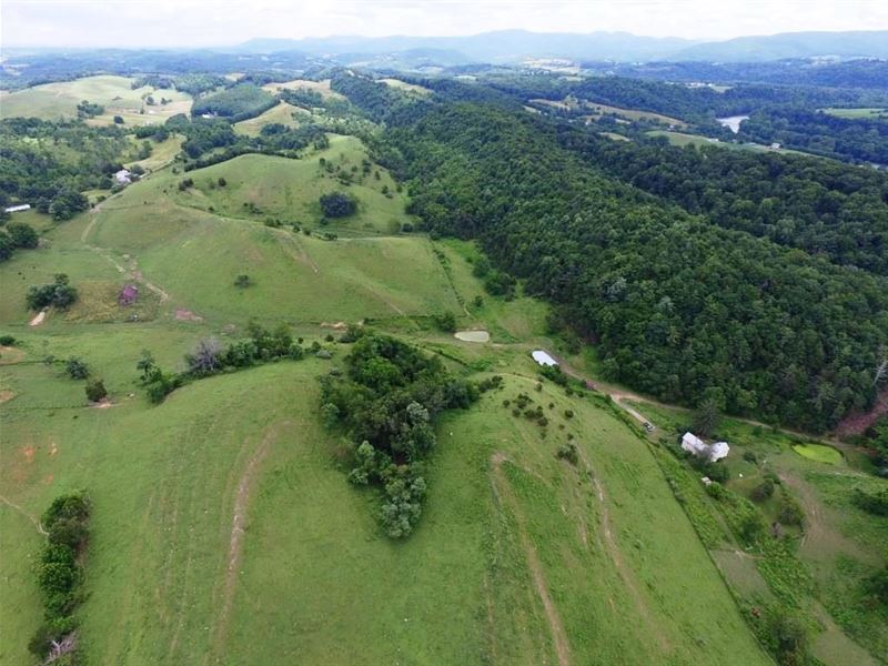 Historic Home 205 Acres Farm Land : Draper : Wythe County : Virginia