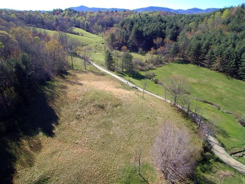 12.45 Acres Blue Ridge Mountains : Independence : Grayson County : Virginia