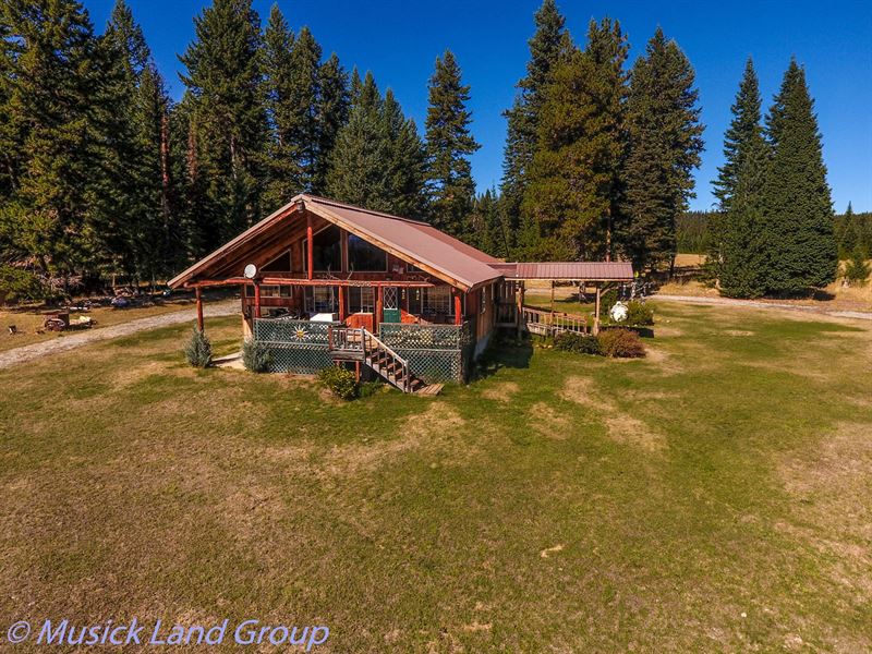 Legacy Elk Ranch Hunting Lodge Elk : Elk City : Idaho County : Idaho