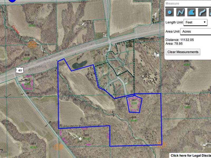 Clark County Illinois 78 Acre : Dennison : Clark County : Illinois