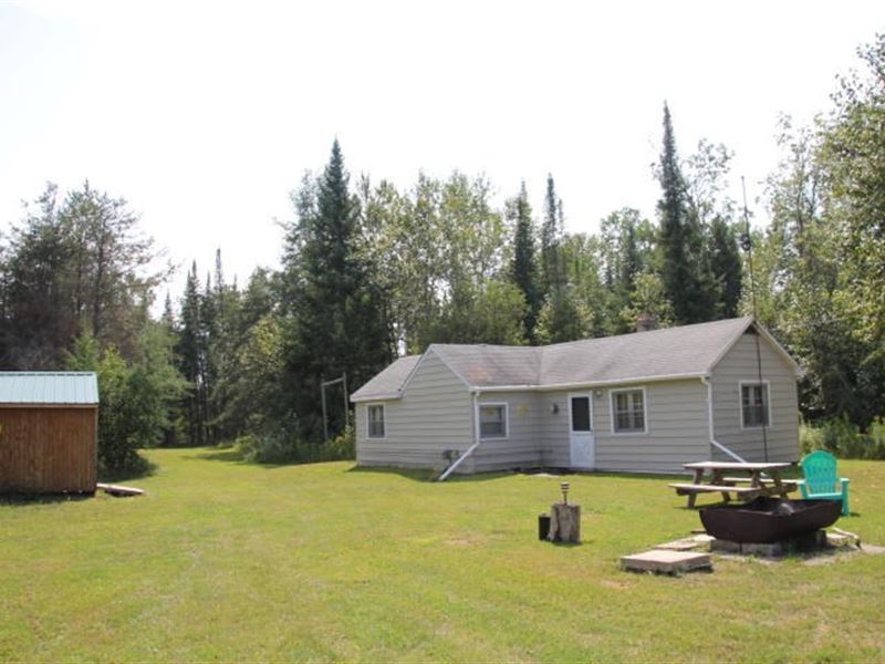 Cabin on Acreage Atlanta MI, Ranch for Sale in Michigan, 170836