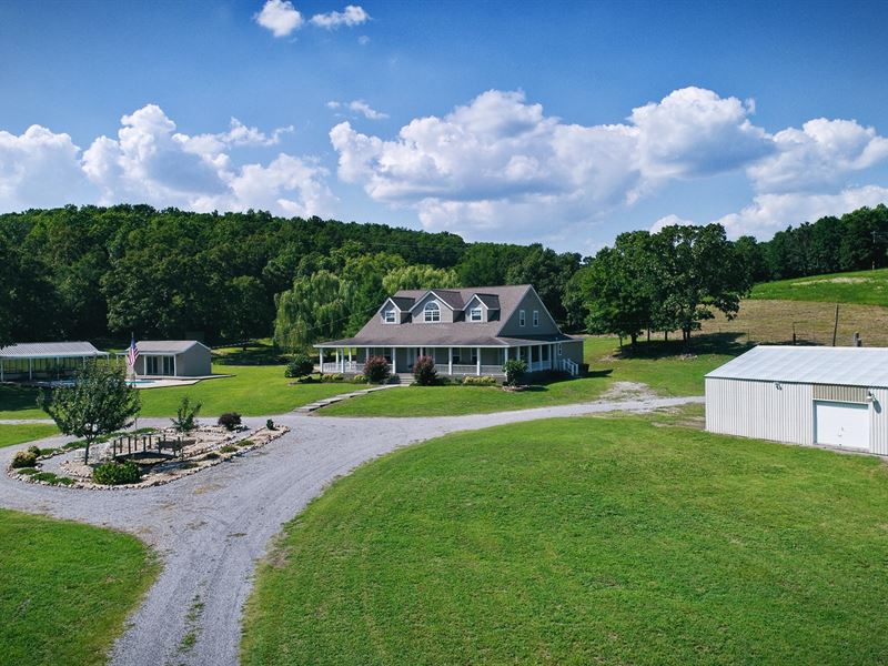 80 Acre Country Home : Salina : Mayes County : Oklahoma