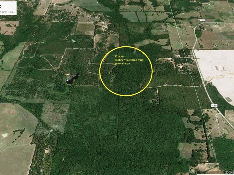 52 Acres East Texas Hunting Land, Ranch for Sale in Texas, 174184