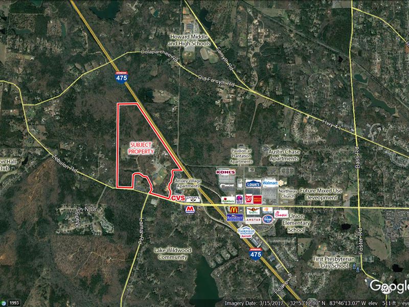 Mixed Use Development/Land for Sale : Macon : Bibb County : Georgia