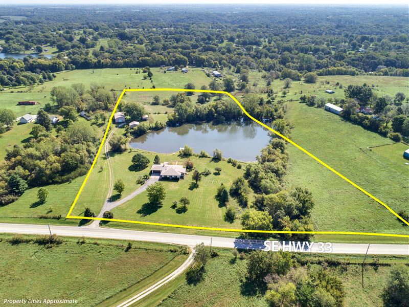 4 Bedroom Ranch Home On 11 Acres : Holt : Clinton County : Missouri