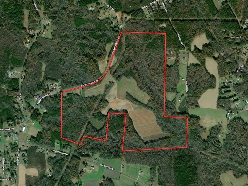 217.5 Acres of Multi-Use Land : Reidsville : Caswell County : North Carolina