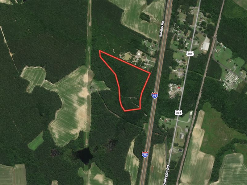 15.6 Acres of Tim : Emporia : Greensville County : Virginia
