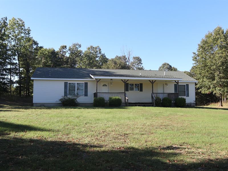 Country Home & Shop Acreage Creek : Viola : Fulton County : Arkansas