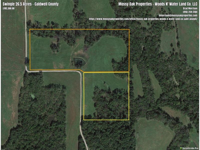 Small Hunting/Building Acreage : Hamilton : Caldwell County : Missouri