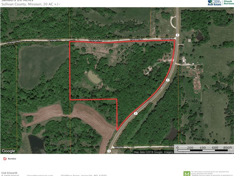 Recreational/Hunting Land South : Milan : Sullivan County : Missouri