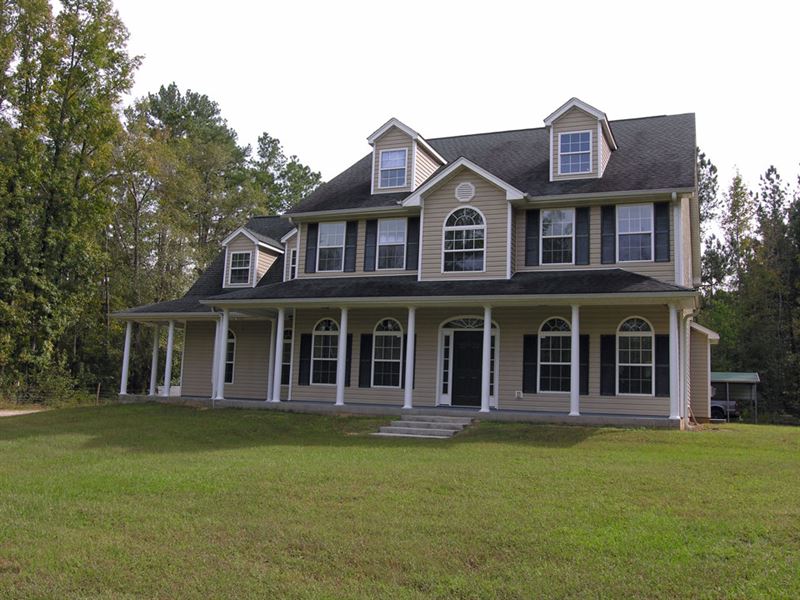 Home & 95 Acres : Keysville : Burke County : Georgia