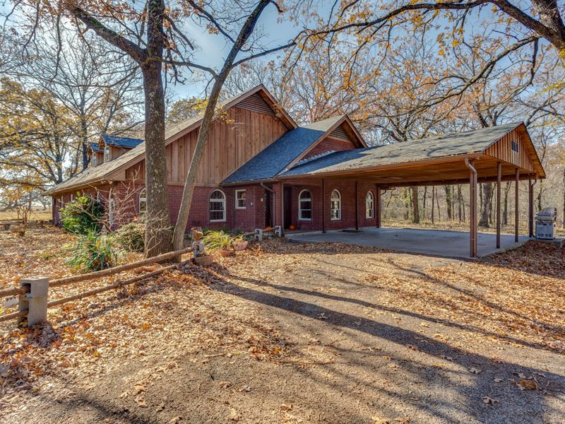 Fannin County Texas Secluded Home Ranch for Sale in Ivanhoe, Fannin